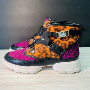 ShoeDazzle Janet Animal Print Women Size 10